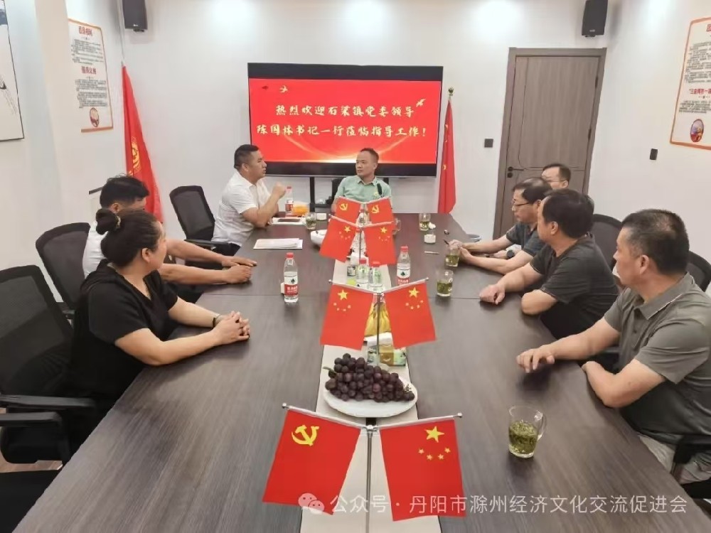 热烈欢迎天长市石梁镇党委领导陈国林书记一行莅临指导工作！